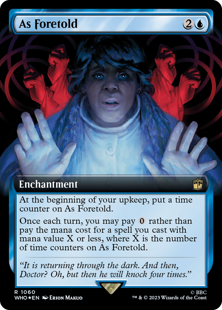 As Foretold (Extended Art) (Surge Foil) [Doctor Who] | Play N Trade Winnipeg