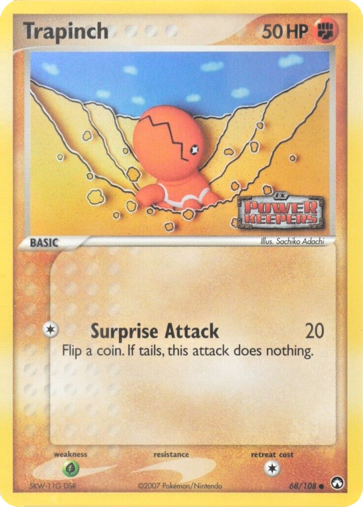 Trapinch (68/108) (Stamped) [EX: Power Keepers] | Play N Trade Winnipeg