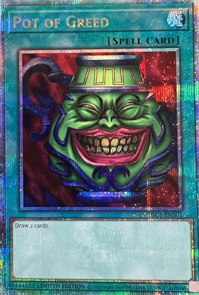 Pot of Greed [TBC1-ENS01] Secret Rare | Play N Trade Winnipeg