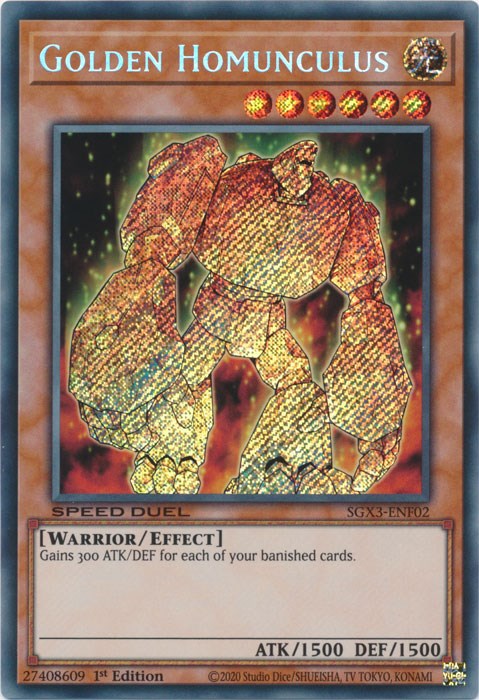 Golden Homunculus [SGX3-ENF02] Secret Rare | Play N Trade Winnipeg