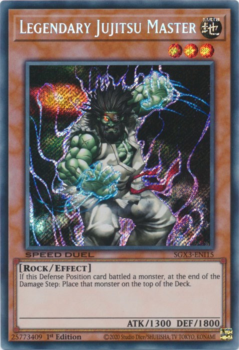 Legendary Jujitsu Master [SGX3-ENI15] Secret Rare | Play N Trade Winnipeg