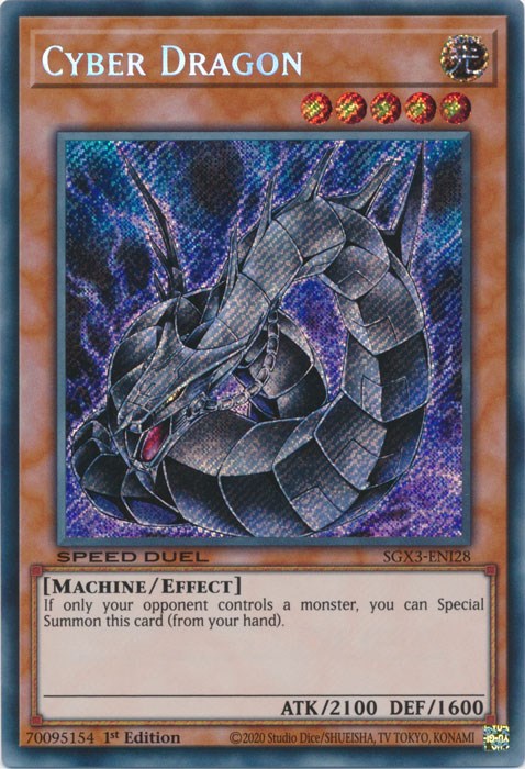 Cyber Dragon [SGX3-ENI28] Secret Rare | Play N Trade Winnipeg