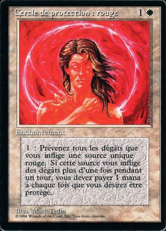 Circle of Protection: Red [Foreign Black Border] | Play N Trade Winnipeg