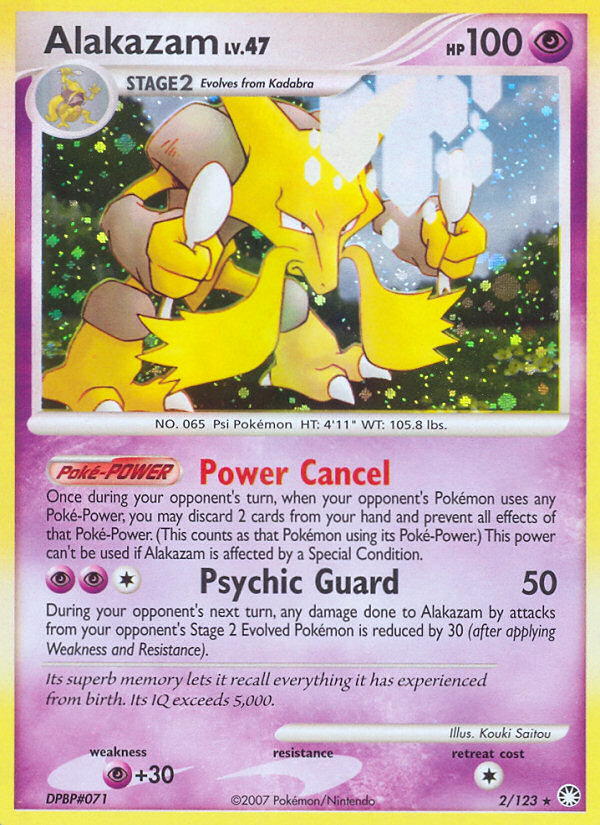 Alakazam (2/123) [Diamond & Pearl: Mysterious Treasures] | Play N Trade Winnipeg