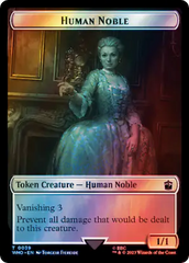 Human Noble // Treasure (0062) Double-Sided Token (Surge Foil) [Doctor Who Tokens] | Play N Trade Winnipeg