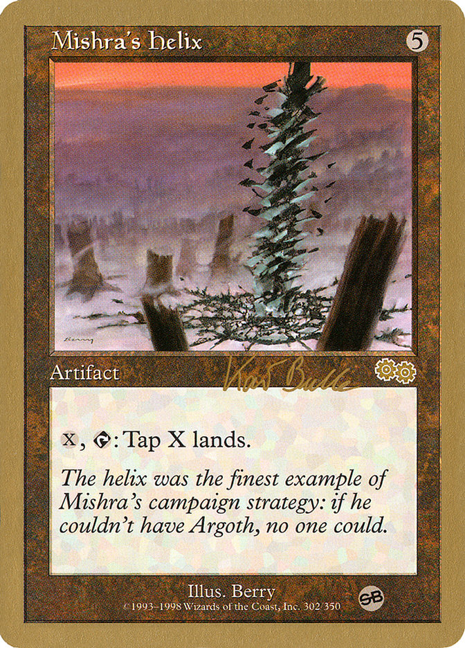 Mishra's Helix (Kai Budde) (SB) [World Championship Decks 1999] | Play N Trade Winnipeg