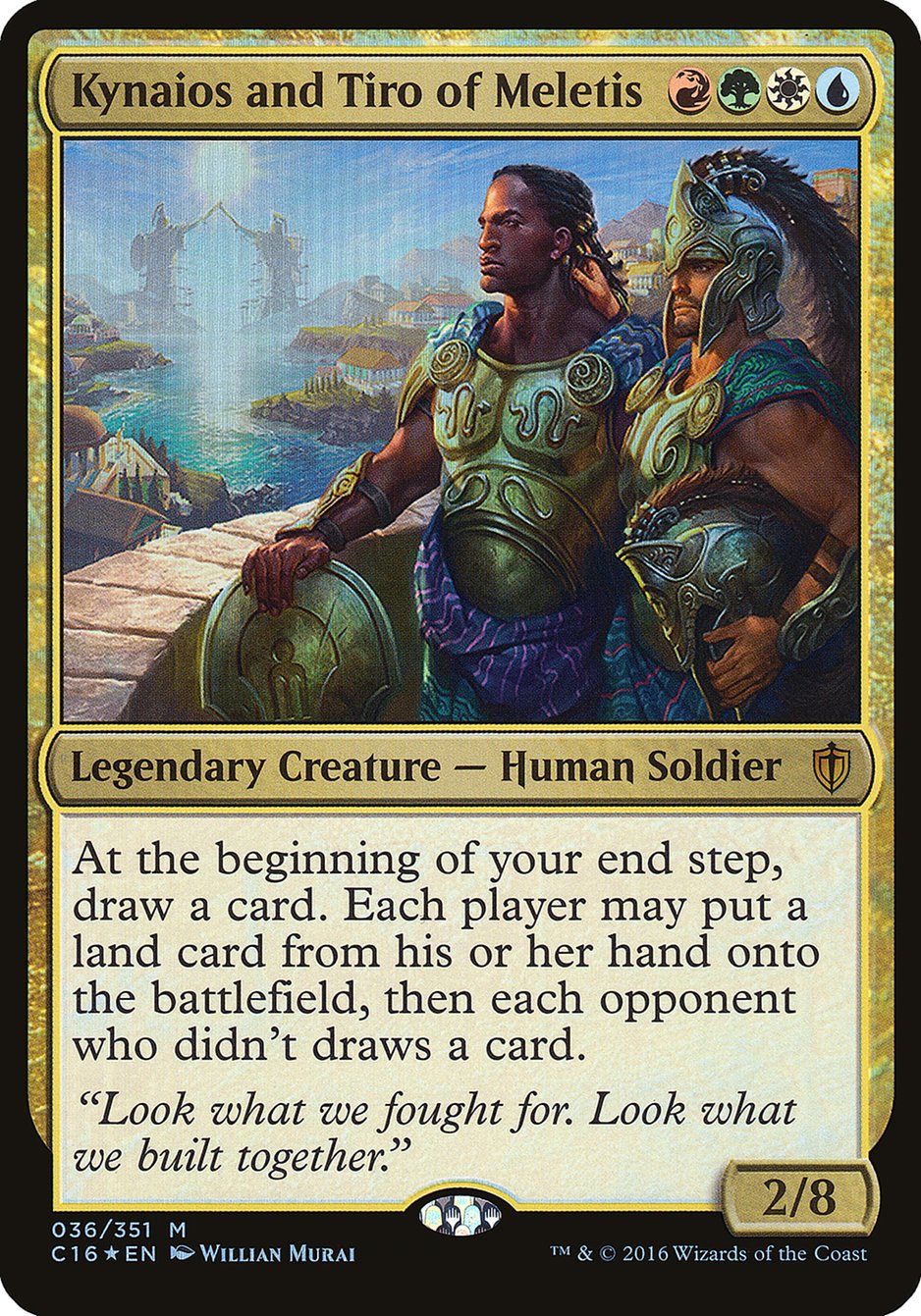 Kynaios and Tiro of Meletis (Oversized) [Commander 2016 Oversized] | Play N Trade Winnipeg