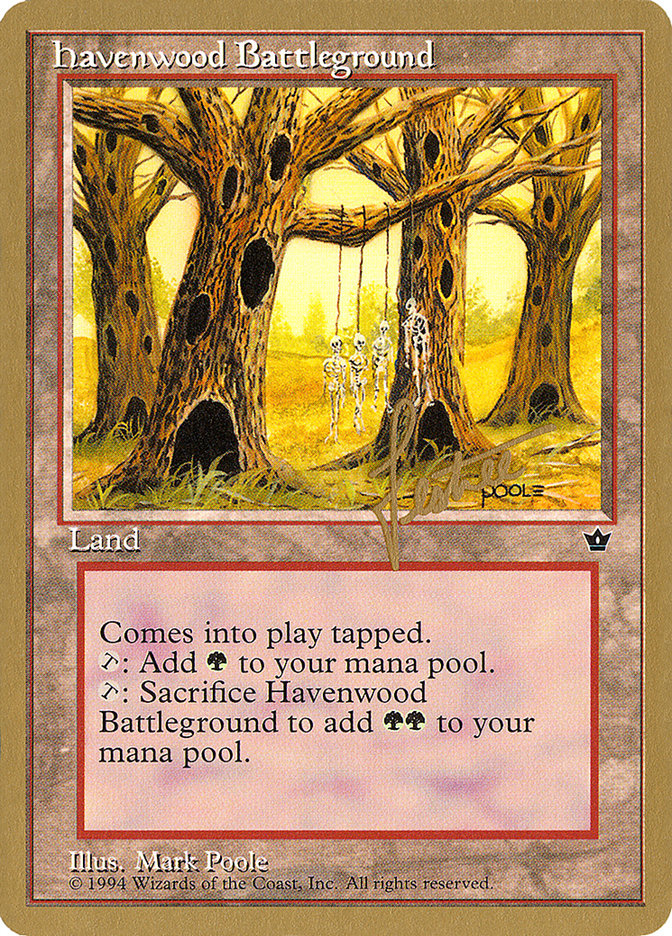 Havenwood Battleground (Bertrand Lestree) [Pro Tour Collector Set] | Play N Trade Winnipeg