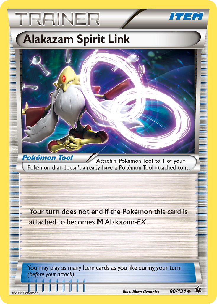 Alakazam Spirit Link (90/124) [XY: Fates Collide] | Play N Trade Winnipeg