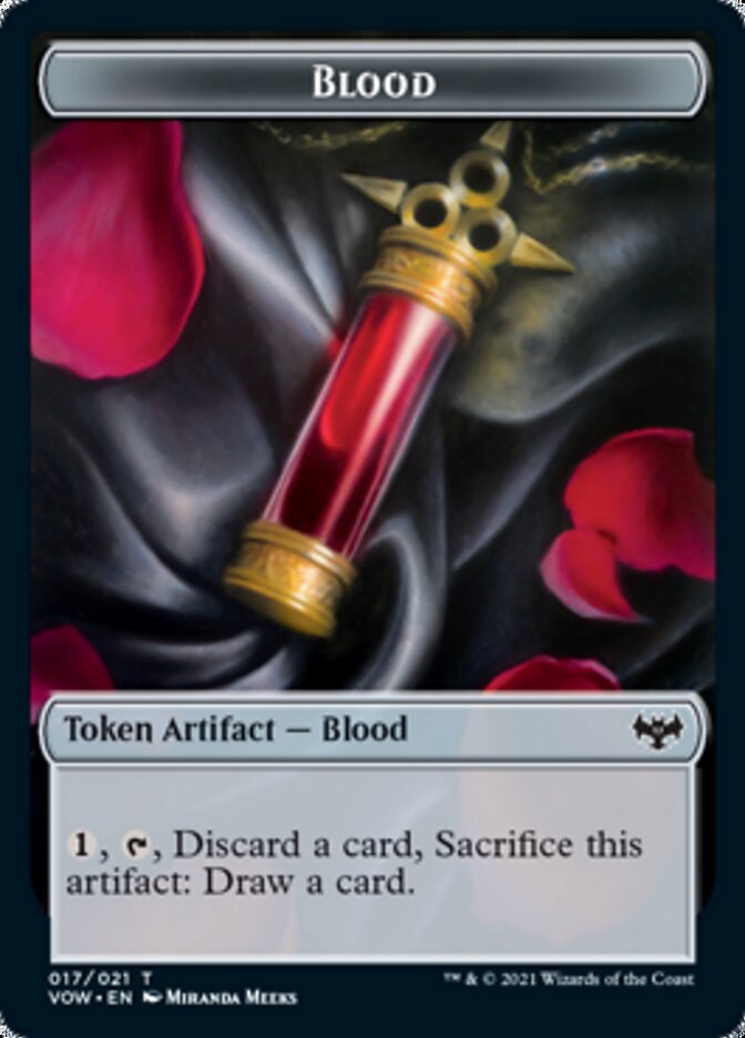 Blood Token [Innistrad: Crimson Vow Tokens] | Play N Trade Winnipeg