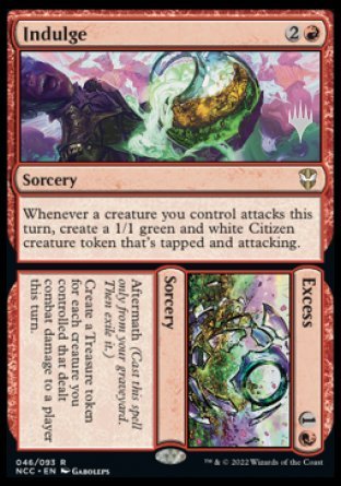 Indulge // Excess (Promo Pack) [Streets of New Capenna Commander Promos] | Play N Trade Winnipeg