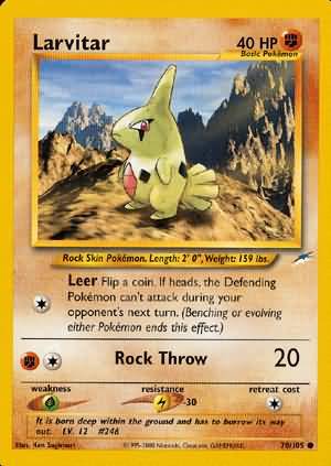 Larvitar (70/105) [Neo Destiny Unlimited] | Play N Trade Winnipeg