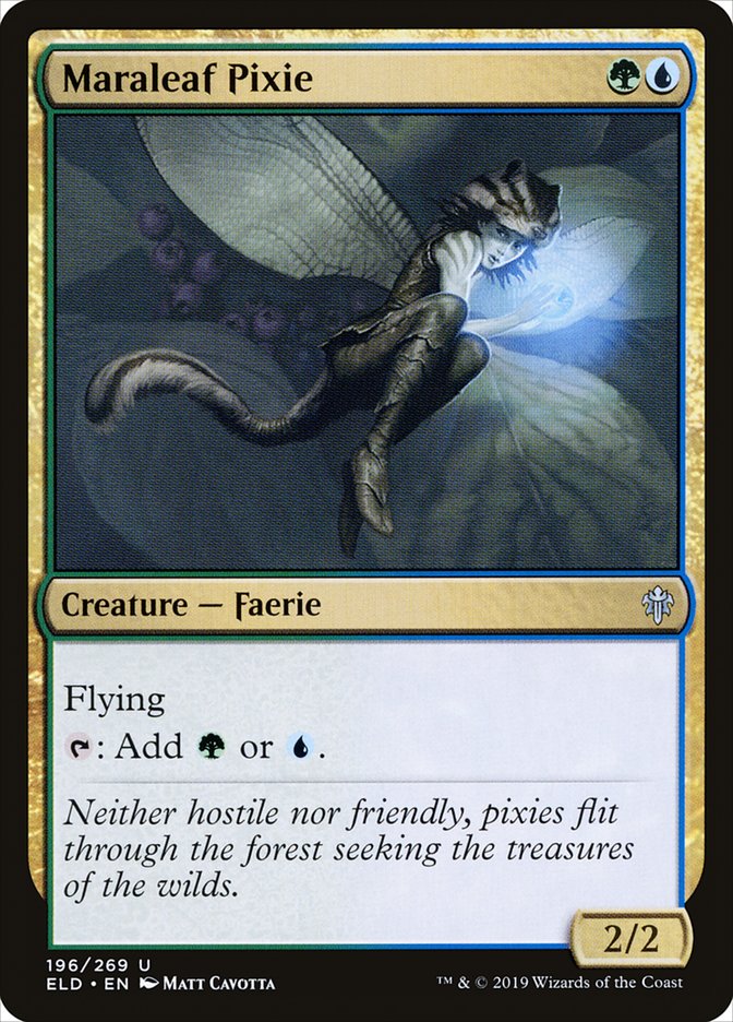 Maraleaf Pixie [Throne of Eldraine] | Play N Trade Winnipeg
