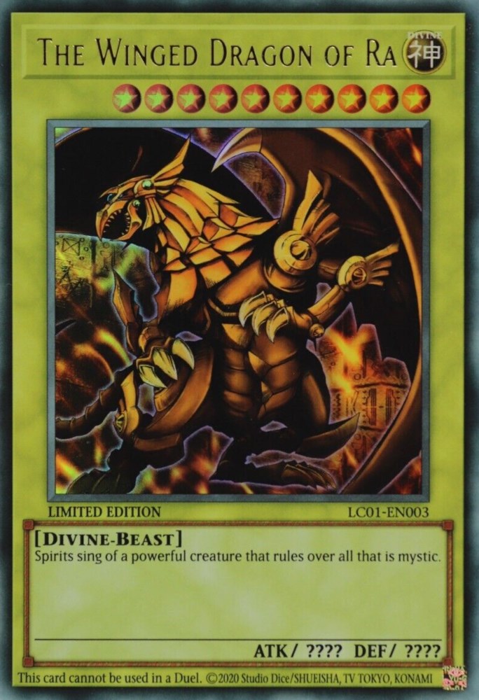 The Winged Dragon of Ra (25th Anniversary) [LC01-EN003] Ultra Rare | Play N Trade Winnipeg