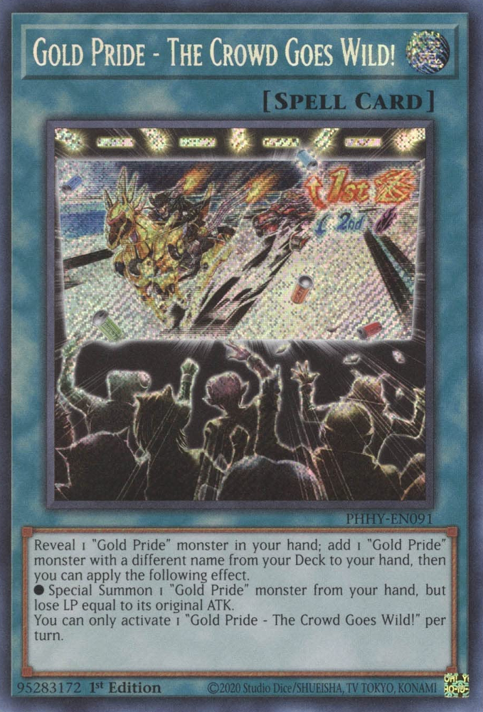 Gold Pride - The Crowd Goes Wild! [PHHY-EN091] Secret Rare | Play N Trade Winnipeg