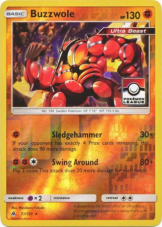 Buzzwole (77/131) (League Promo) [Sun & Moon: Forbidden Light] | Play N Trade Winnipeg