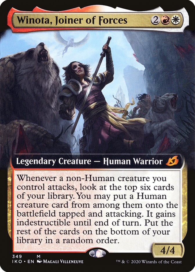 Winota, Joiner of Forces (Extended Art) [Ikoria: Lair of Behemoths] | Play N Trade Winnipeg