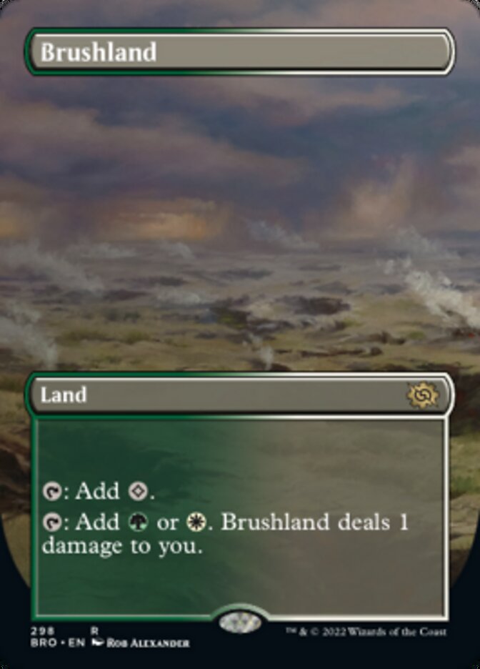 Brushland (Borderless Alternate Art) [The Brothers' War] | Play N Trade Winnipeg