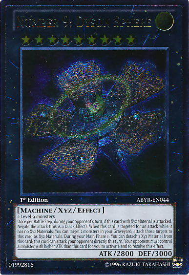 Number 9: Dyson Sphere (UTR) [ABYR-EN044] Ultimate Rare | Play N Trade Winnipeg