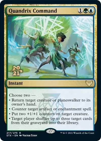 Quandrix Command [Strixhaven: School of Mages Prerelease Promos] | Play N Trade Winnipeg