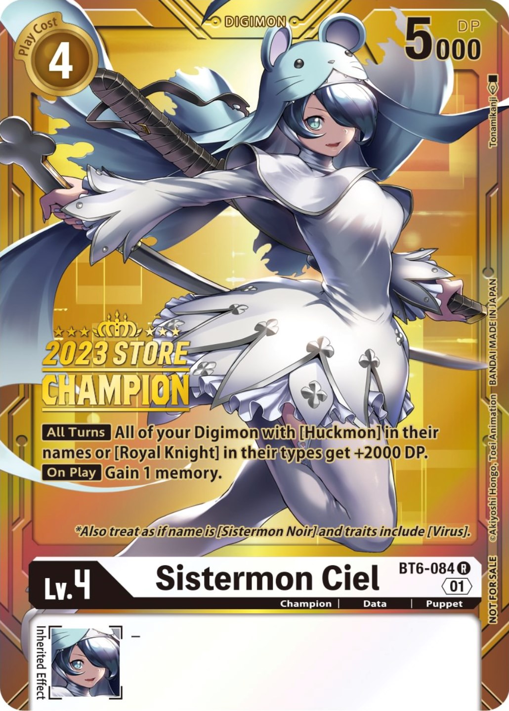 Sistermon Ciel [BT6-084] (2023 Store Champion) [Double Diamond Promos] | Play N Trade Winnipeg