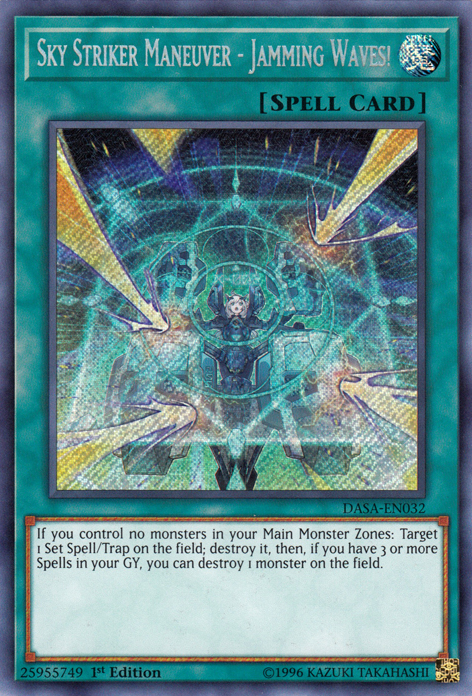 Sky Striker Maneuver - Jamming Waves! [DASA-EN032] Secret Rare | Play N Trade Winnipeg