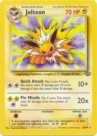 Jolteon (20/64) [Jungle Unlimited] | Play N Trade Winnipeg