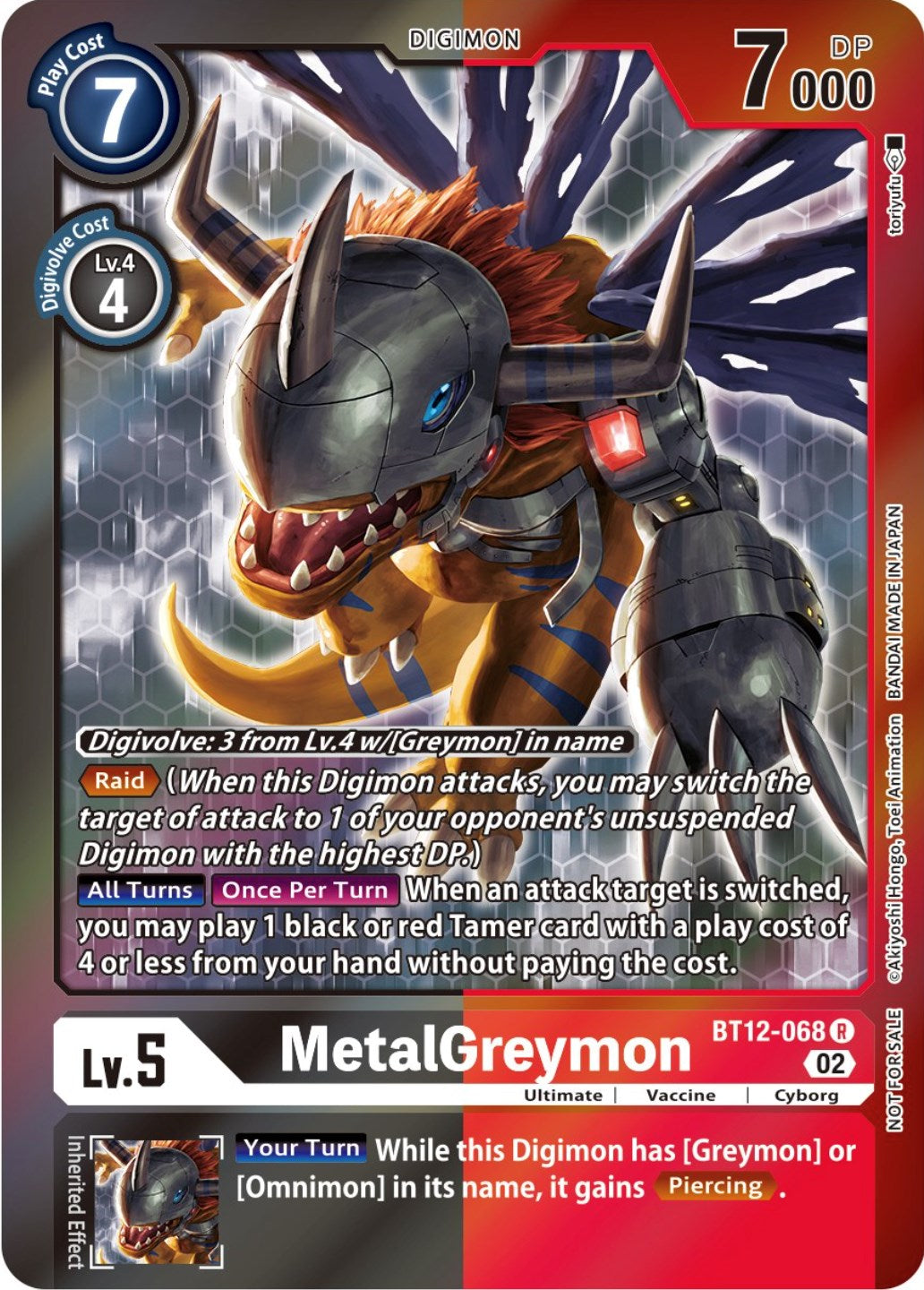 MetalGreymon [BT12-068] (Tamer Party -Special-) [Across Time Promos] | Play N Trade Winnipeg