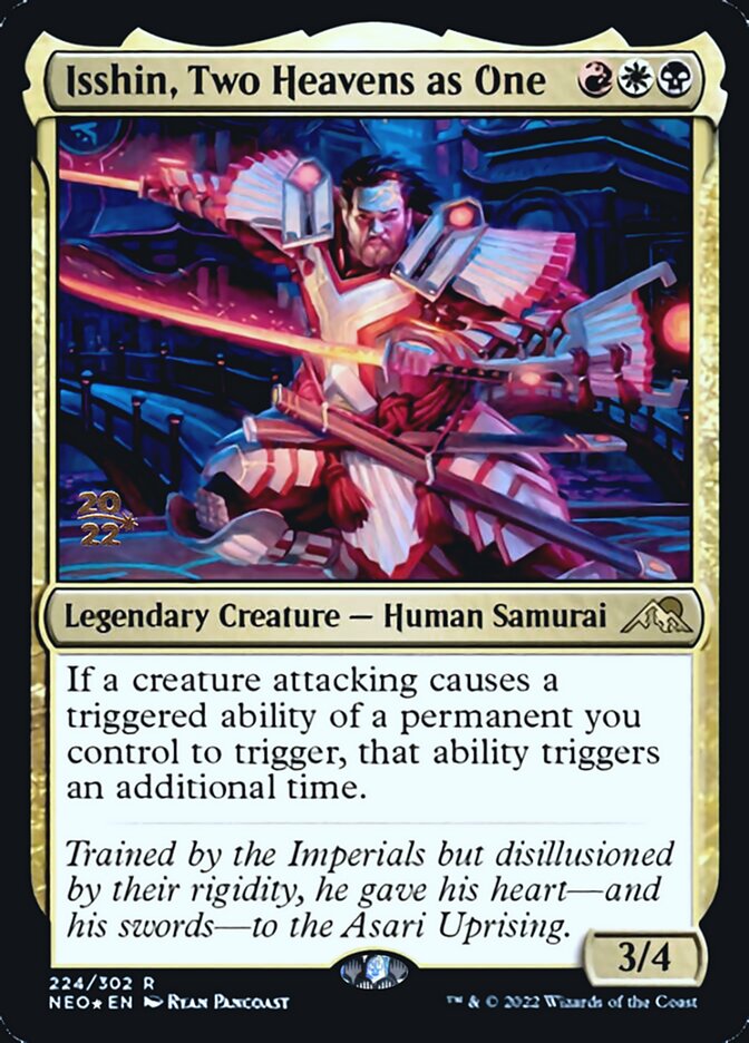 Isshin, Two Heavens as One [Kamigawa: Neon Dynasty Prerelease Promos] | Play N Trade Winnipeg