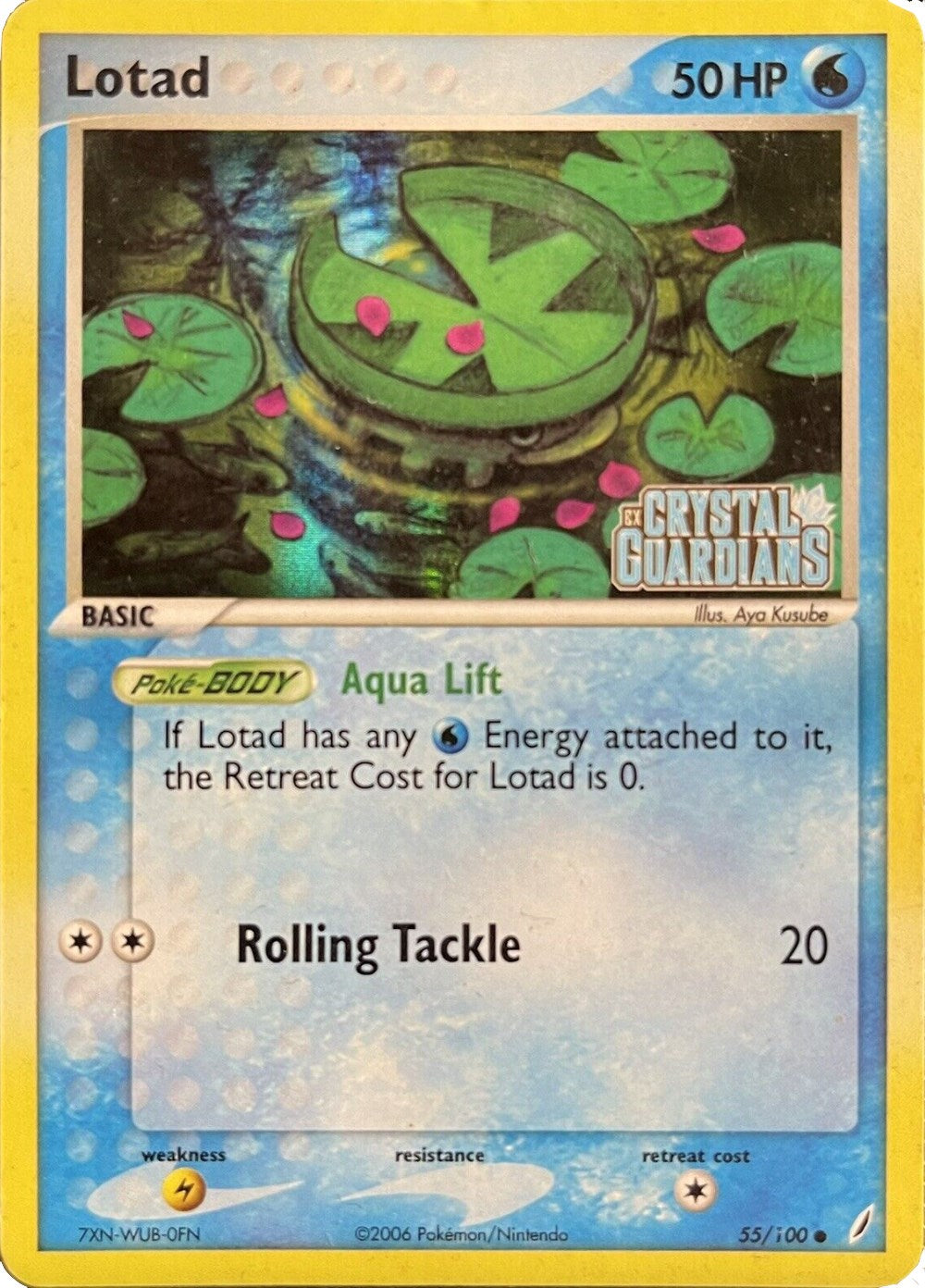 Lotad (055/100) (Theme Deck Exclusive) [EX: Crystal Guardians] | Play N Trade Winnipeg