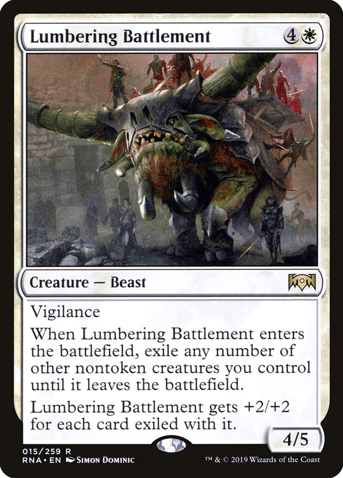 Lumbering Battlement [Ravnica Allegiance] | Play N Trade Winnipeg