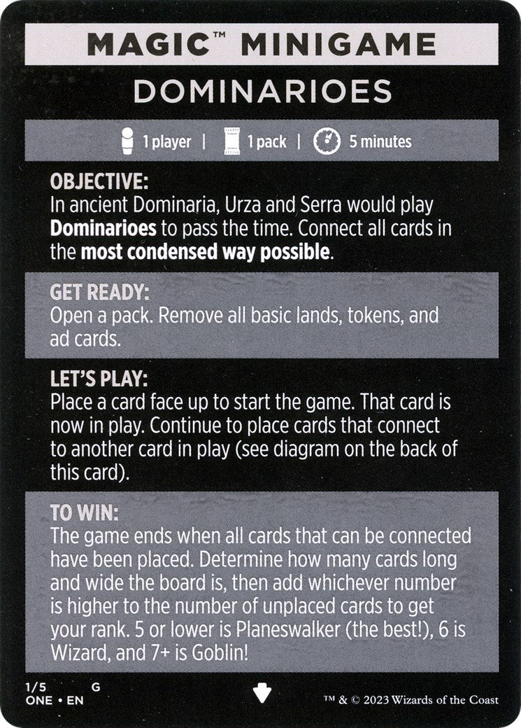 Dominarioes (Magic Minigame) [Phyrexia: All Will Be One Minigame] | Play N Trade Winnipeg