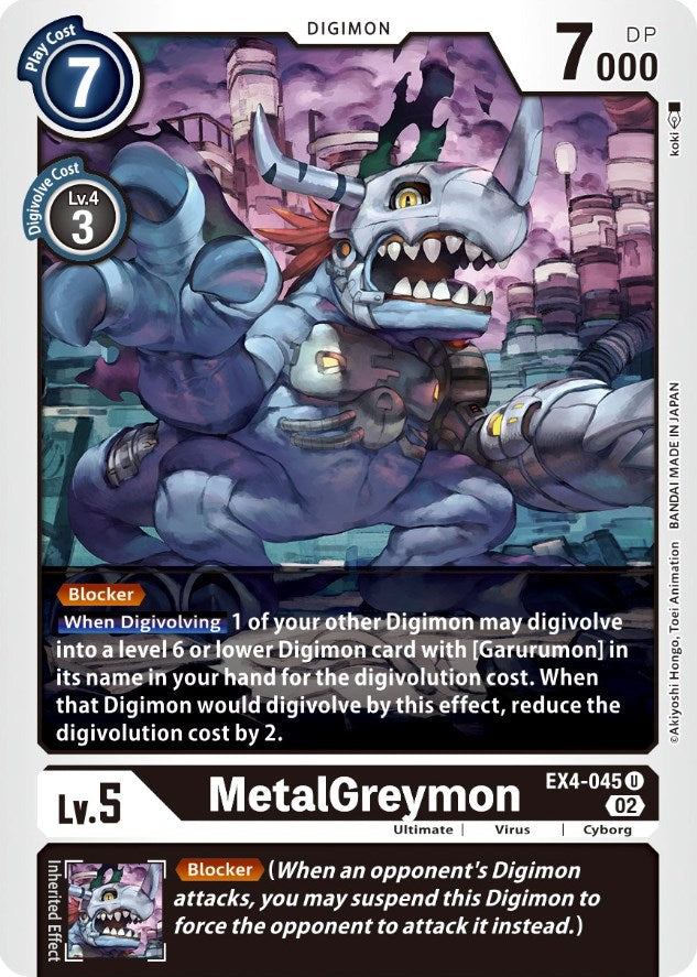 MetalGreymon [EX4-045] [Alternative Being Booster] | Play N Trade Winnipeg