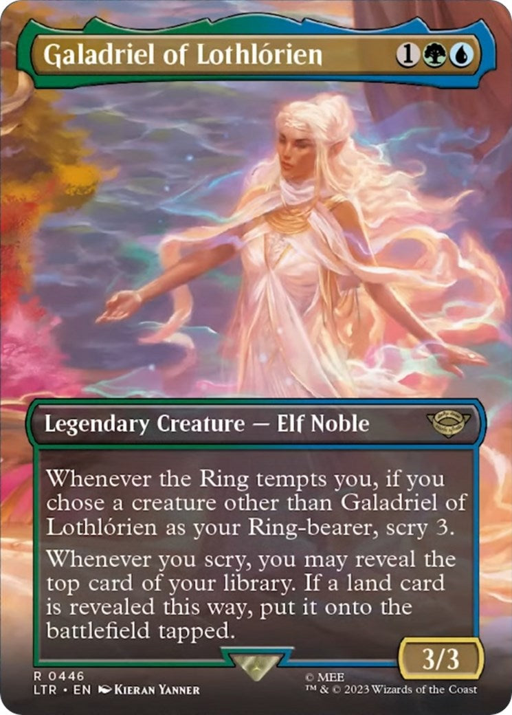 Galadriel of Lothlorien (Borderless Alternate Art) [The Lord of the Rings: Tales of Middle-Earth] | Play N Trade Winnipeg