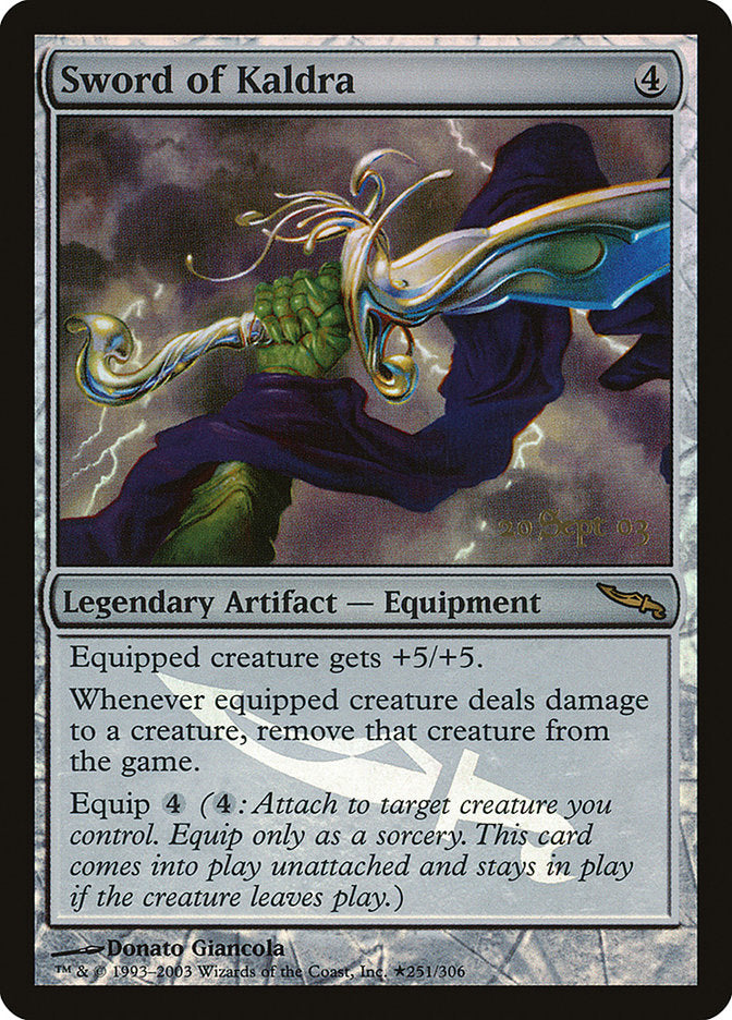 Sword of Kaldra [Mirrodin Promos] | Play N Trade Winnipeg