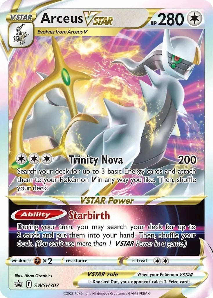 Arceus VSTAR (SWSH307) [Sword & Shield: Black Star Promos] | Play N Trade Winnipeg