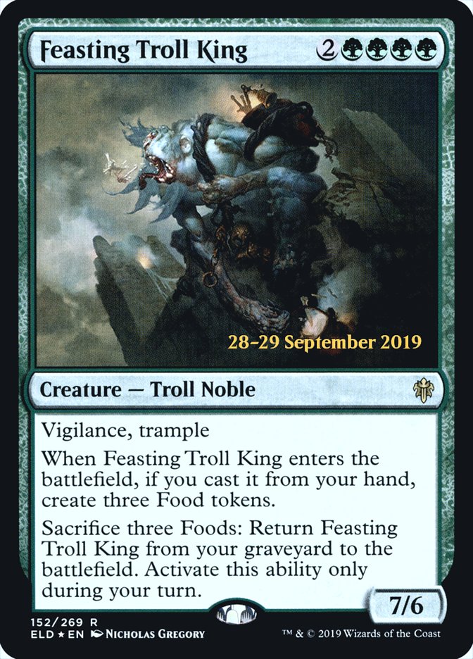 Feasting Troll King  [Throne of Eldraine Prerelease Promos] | Play N Trade Winnipeg