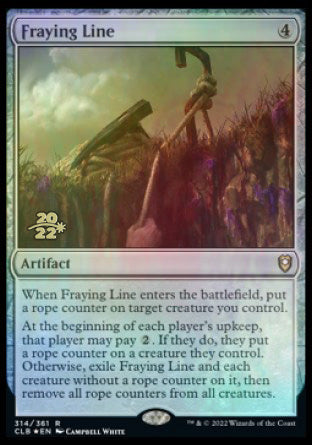 Fraying Line [Commander Legends: Battle for Baldur's Gate Prerelease Promos] | Play N Trade Winnipeg