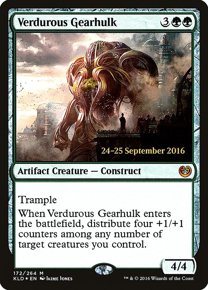 Verdurous Gearhulk  [Kaladesh Prerelease Promos] | Play N Trade Winnipeg