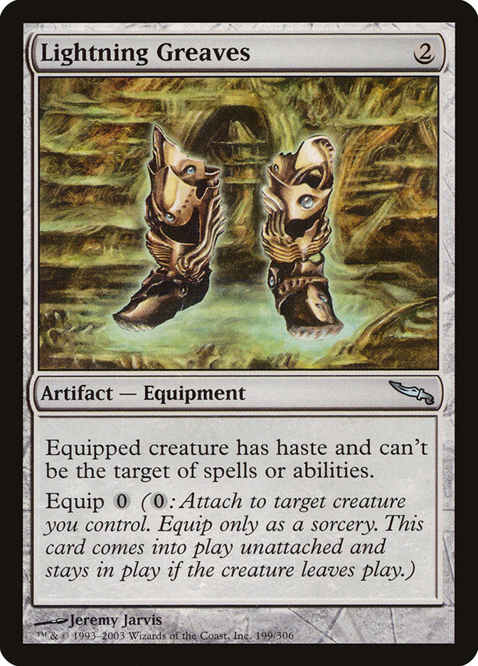 Lightning Greaves [Mirrodin] | Play N Trade Winnipeg