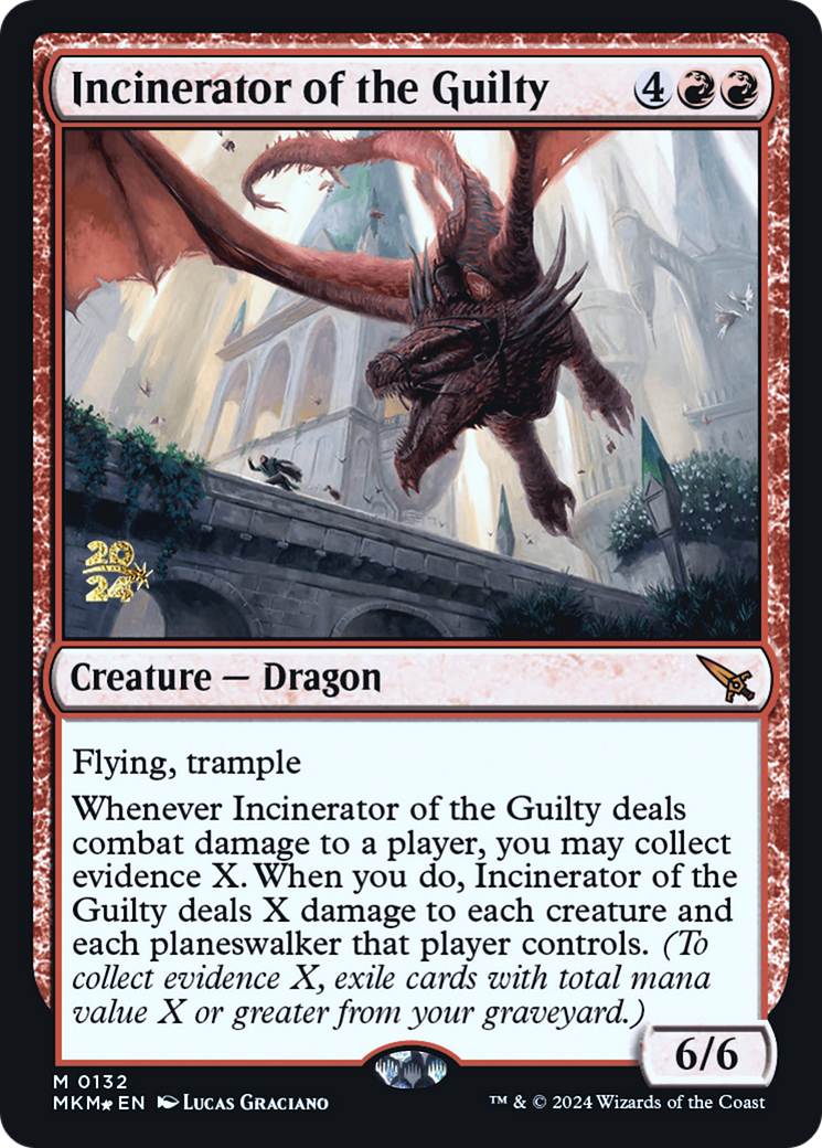 Incinerator of the Guilty [Murders at Karlov Manor Prerelease Promos] | Play N Trade Winnipeg