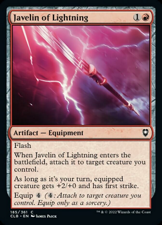 Javelin of Lightning [Commander Legends: Battle for Baldur's Gate] | Play N Trade Winnipeg