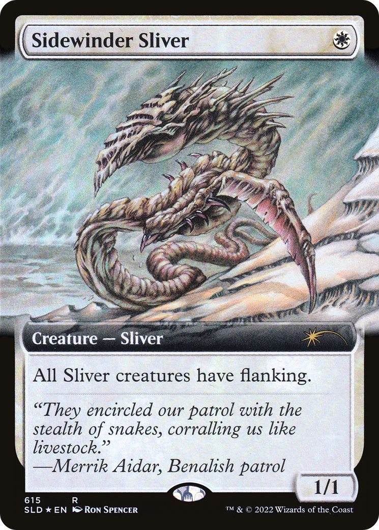 Sidewinder Sliver (Extended Art) [Secret Lair Drop Promos] | Play N Trade Winnipeg