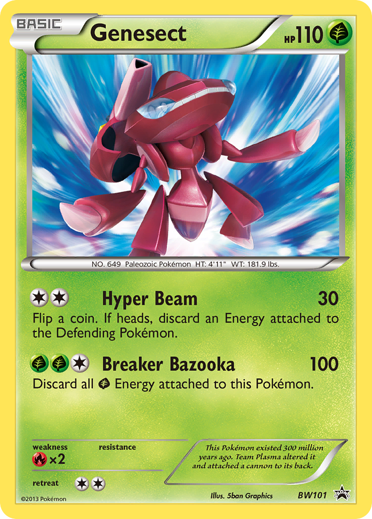 Genesect (BW101) [Black & White: Black Star Promos] | Play N Trade Winnipeg