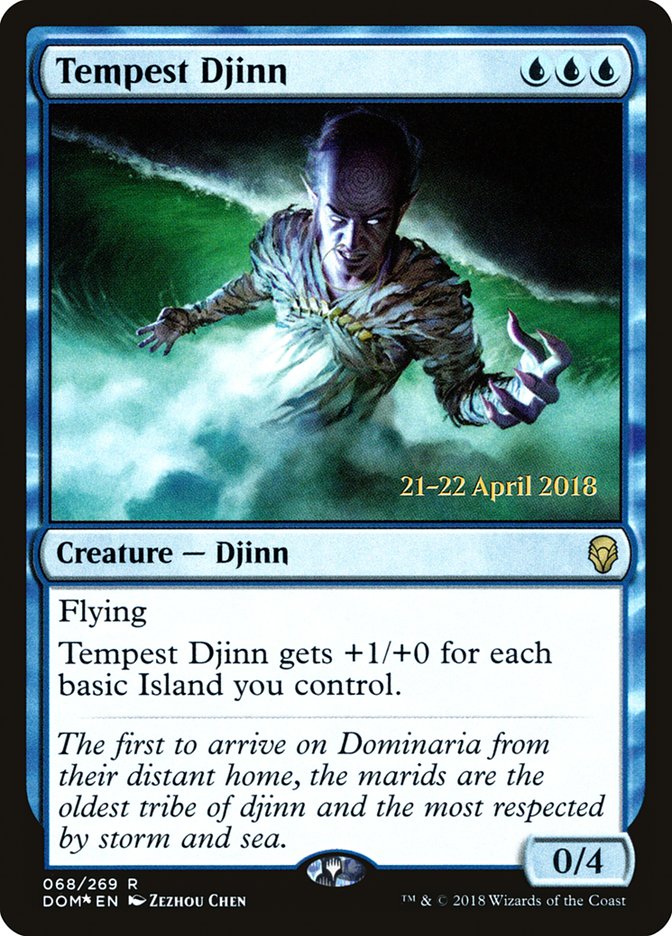 Tempest Djinn  [Dominaria Prerelease Promos] | Play N Trade Winnipeg