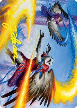 Teach by Example Art Card (Gold-Stamped Signature) [Strixhaven: School of Mages Art Series] | Play N Trade Winnipeg