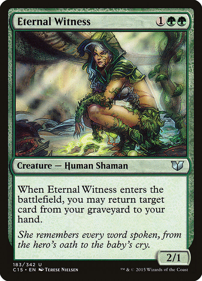 Eternal Witness [Commander 2015] | Play N Trade Winnipeg