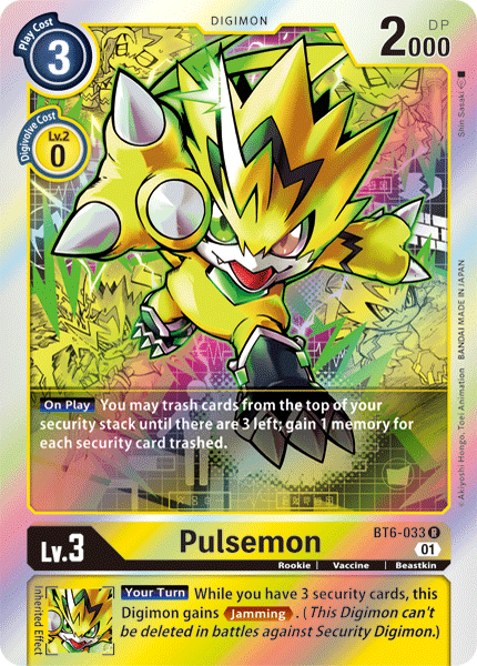 Pulsemon [BT6-033] [Double Diamond] | Play N Trade Winnipeg