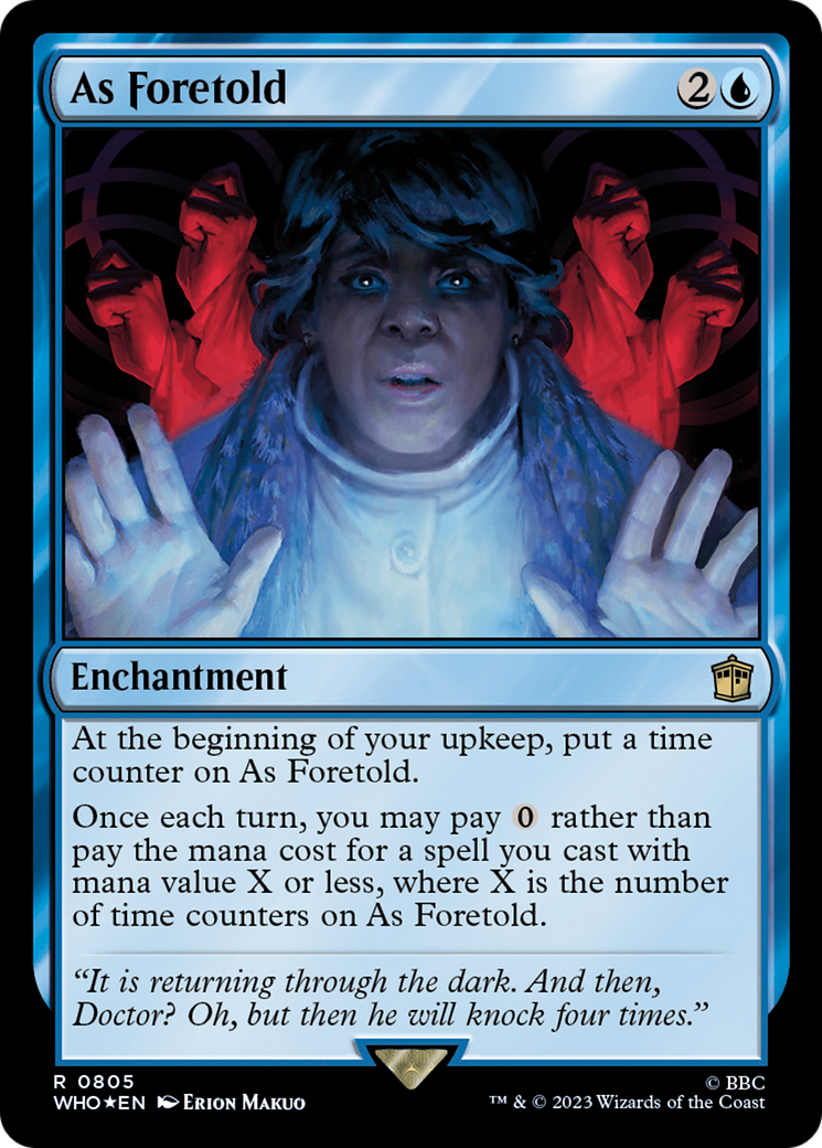 As Foretold (Surge Foil) [Doctor Who] | Play N Trade Winnipeg