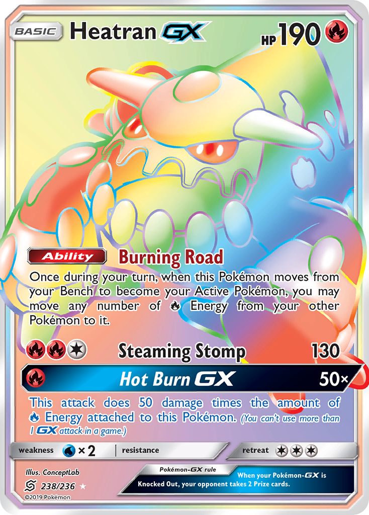 Heatran GX (238/236) [Sun & Moon: Unified Minds] | Play N Trade Winnipeg